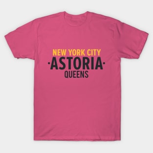 New York Queens - Queens Astoria - Queens clean Typo T-Shirt